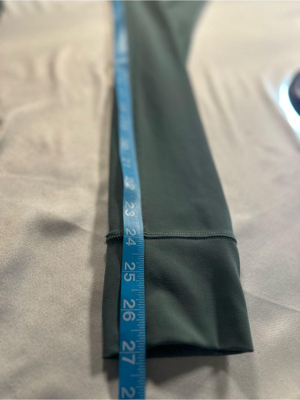 Avalanche Deep Green Leggings‎ with Drawstring Waist - Picture 5 of 8